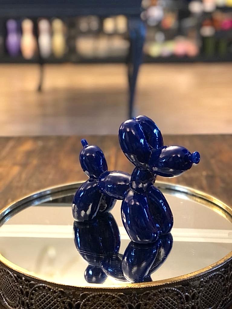 Balon Köpek Mum Lacivert Parlak