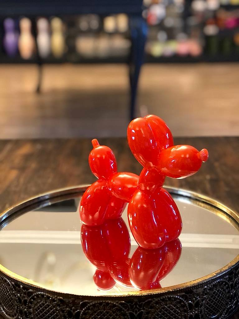 Balon Köpek Mum Turuncu Parlak